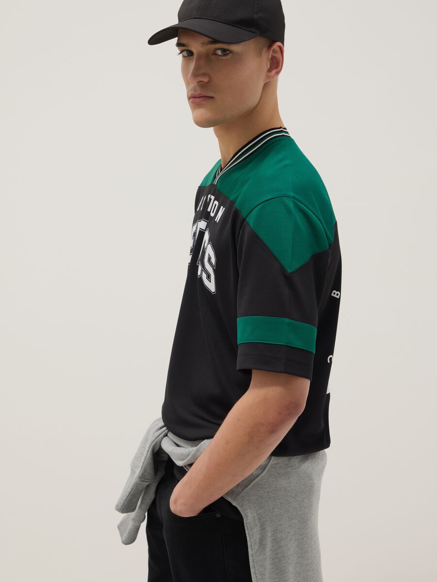 T-shirt in puro cotone multicolor regular fit Boston Celtics_0