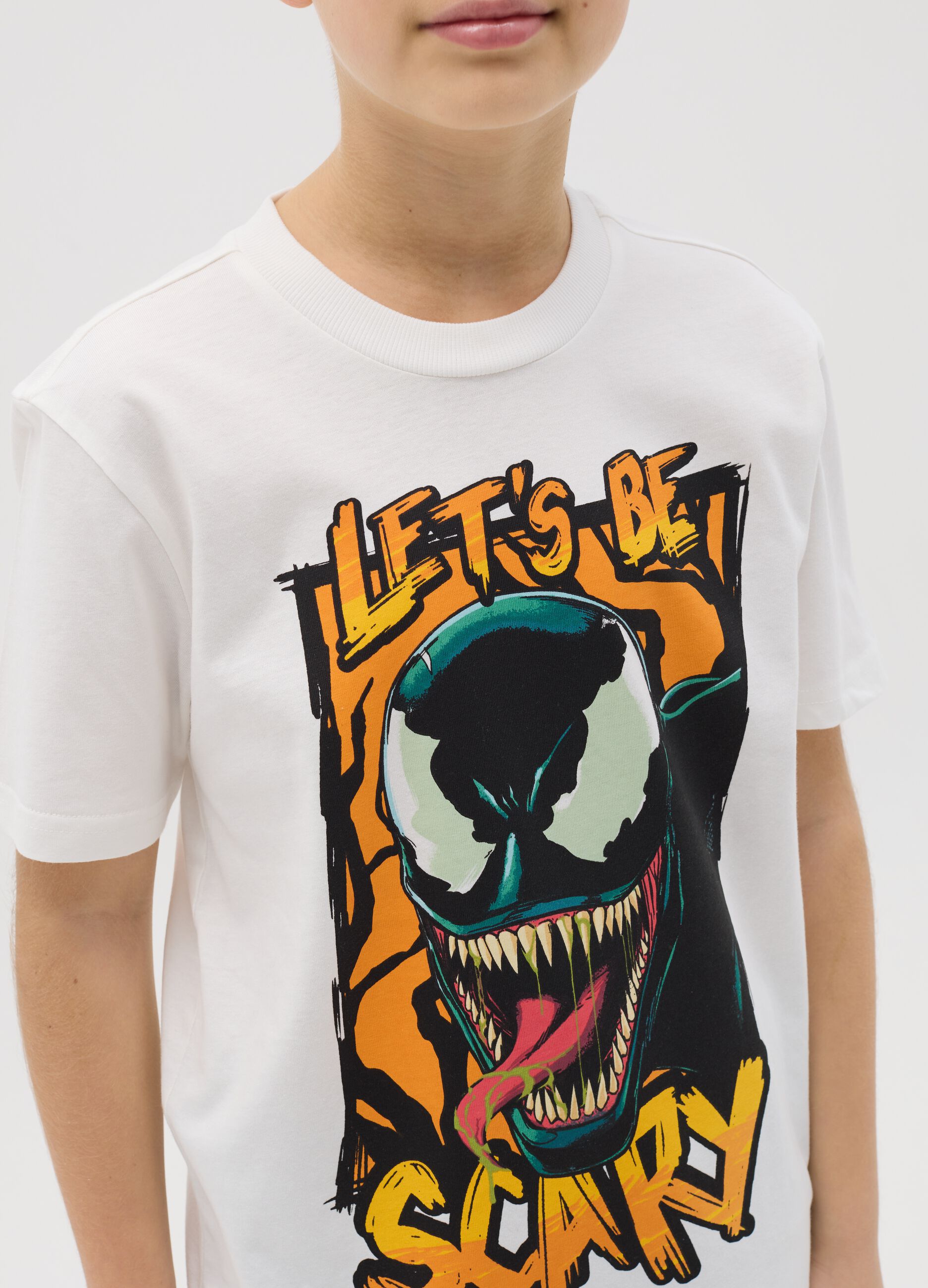 T-shirt with Venom print