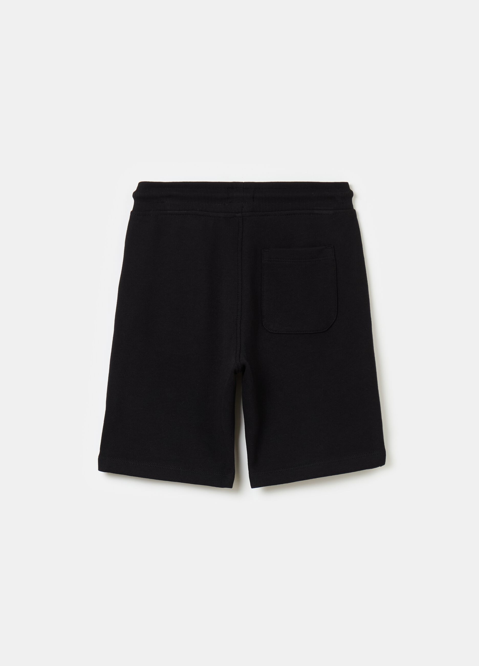 Essential Bermuda shorts in organic cotton fleece