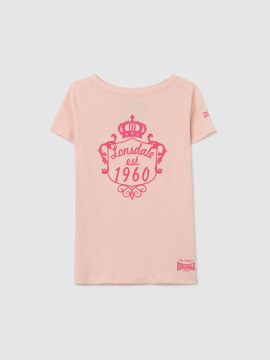 Pink T-shirt with short sleeves_4