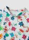 White stretch cotton top with floral print, regular fit_1