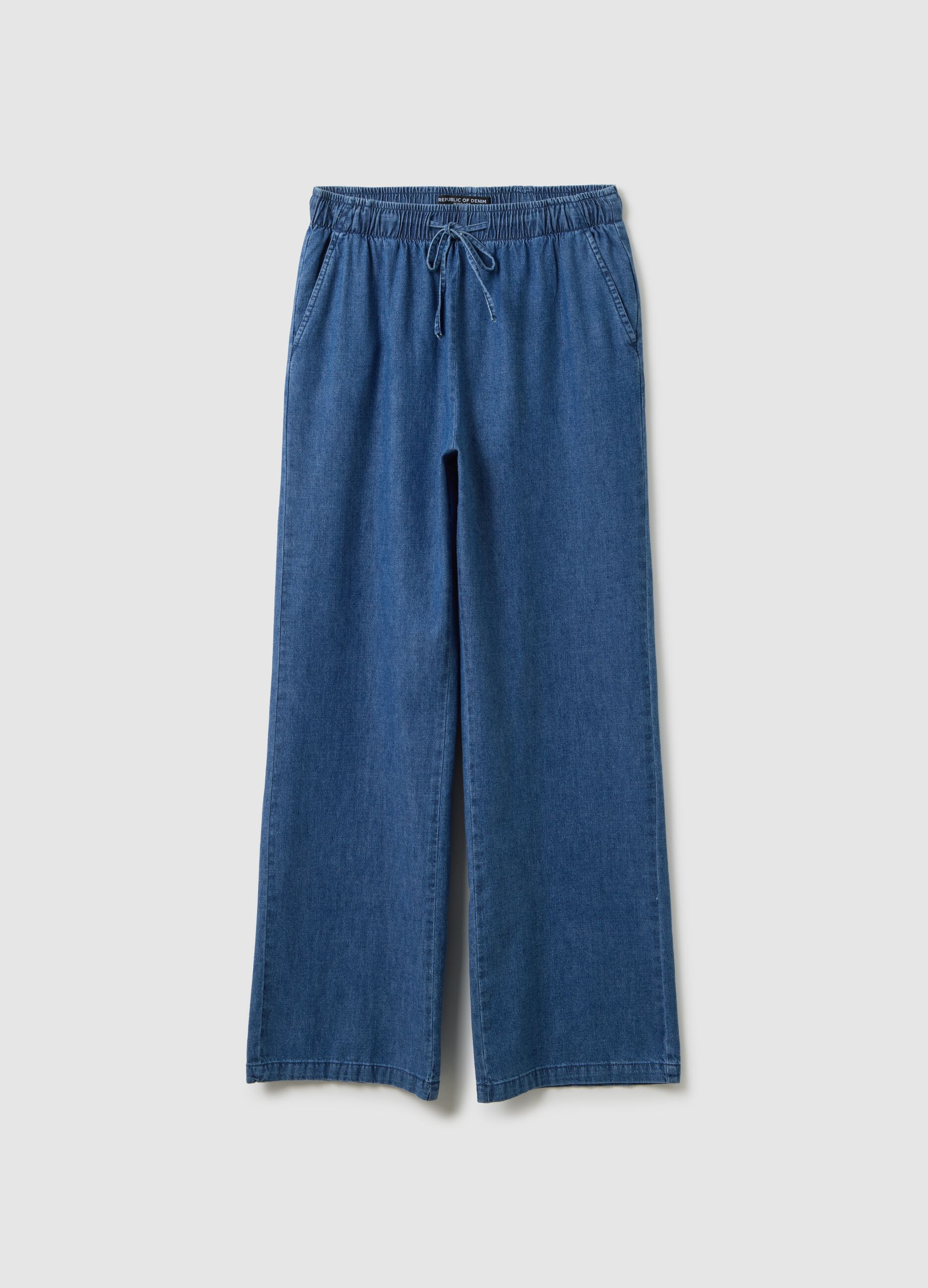 Wide Denim Trousers