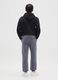 Boys' Blue Jogger Trousers in Pure Cotton with Oversized Fit_1