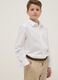 Boy's White Pure Cotton Shirt, Regular Fit_0