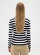 Long Sleeve White and Black Striped T-Shirt_2