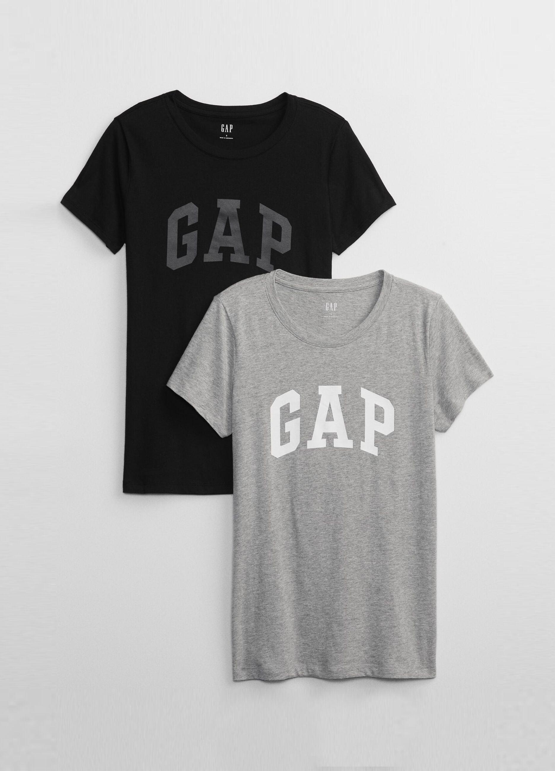 Two-pack T-shirts in jersey with logo print