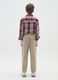 Boys' beige pure cotton trousers_1