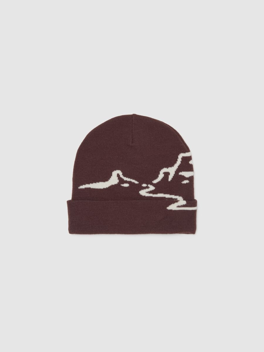 Jacquard Hat with Contrasting Graphic Pattern ALTAVIA WITH DEBORAH COMPAGNONI_1