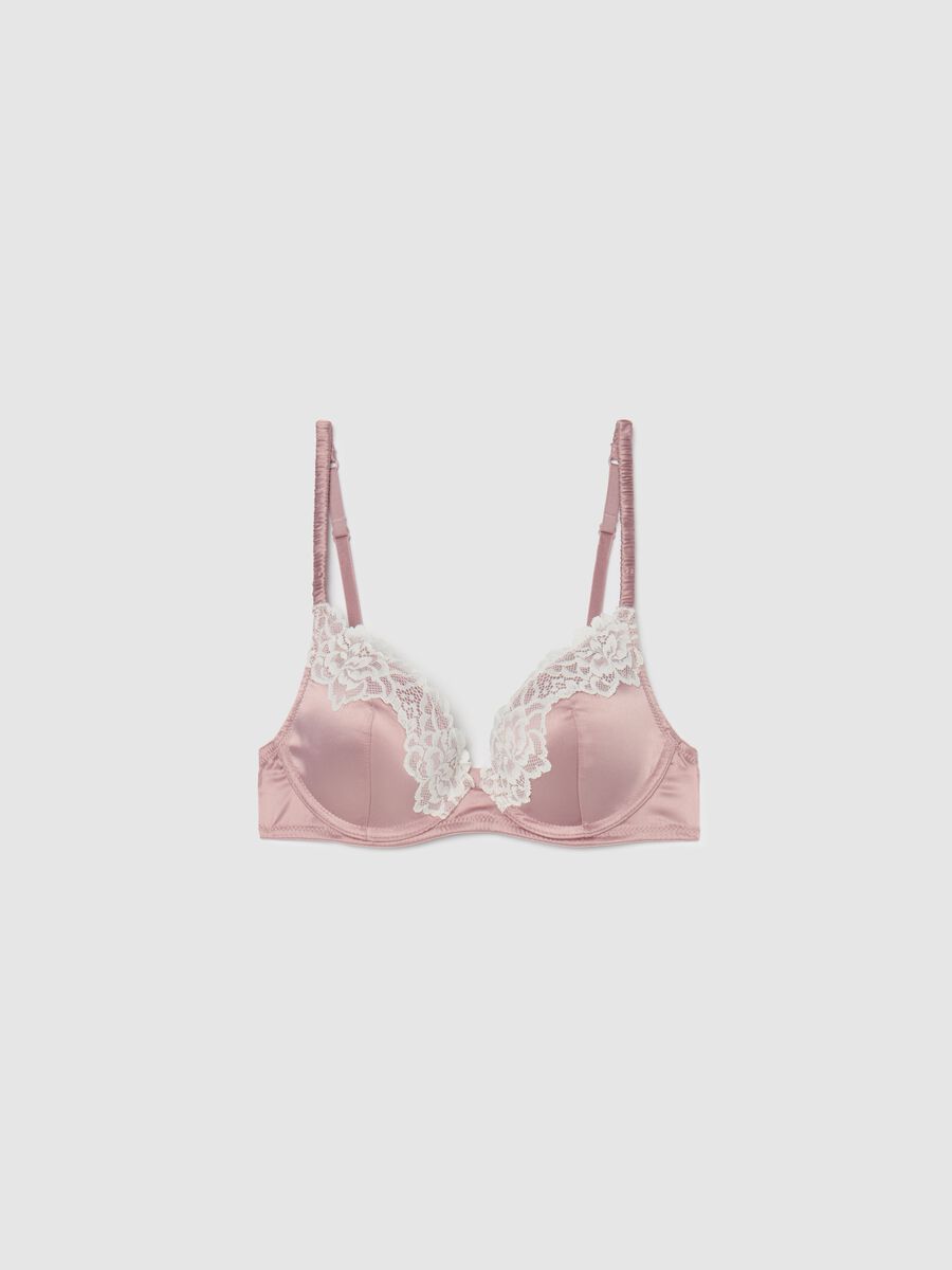 Reggiseno Push-Up Barbara in satin con pizzo_4