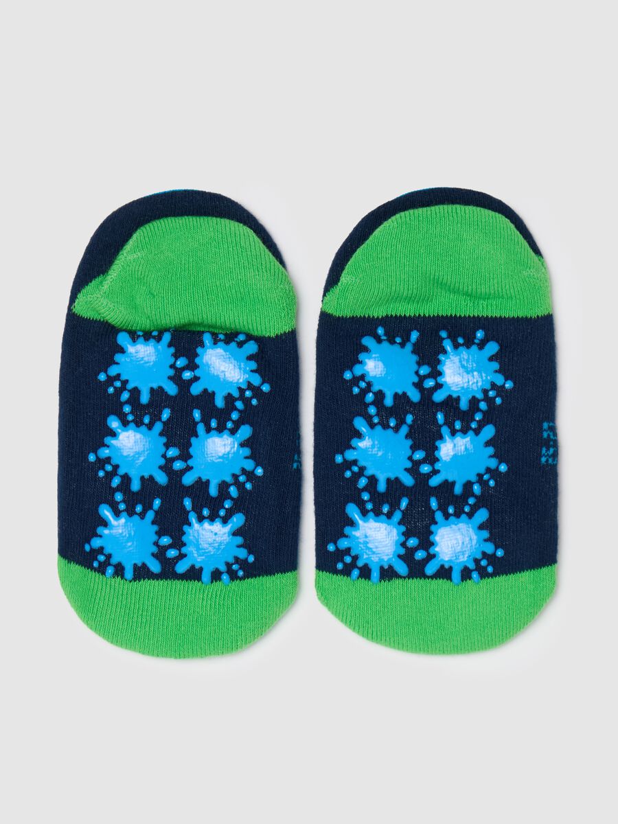 Slipper socks with monster design_1