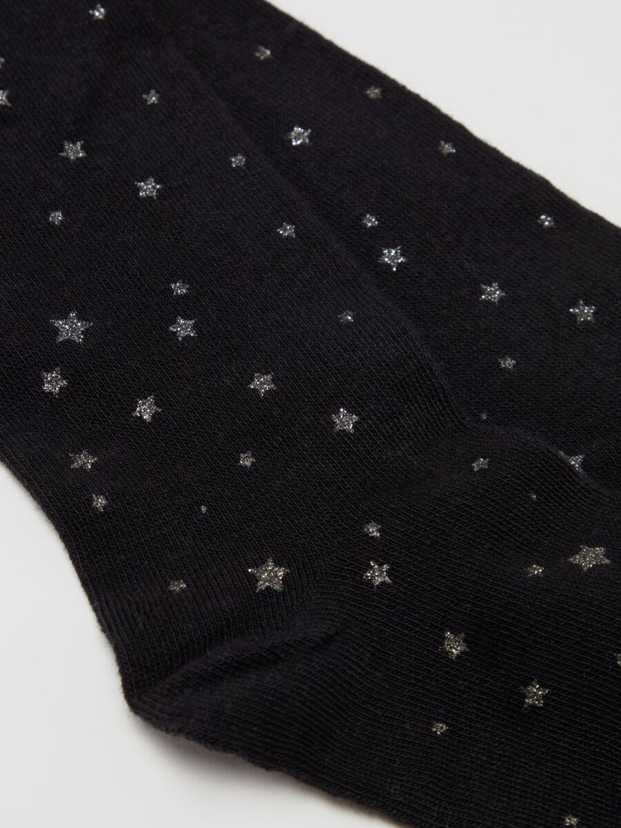 Tights with glitter stars_1