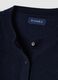 Blue crew-neck pure cashmere cardigan_1
