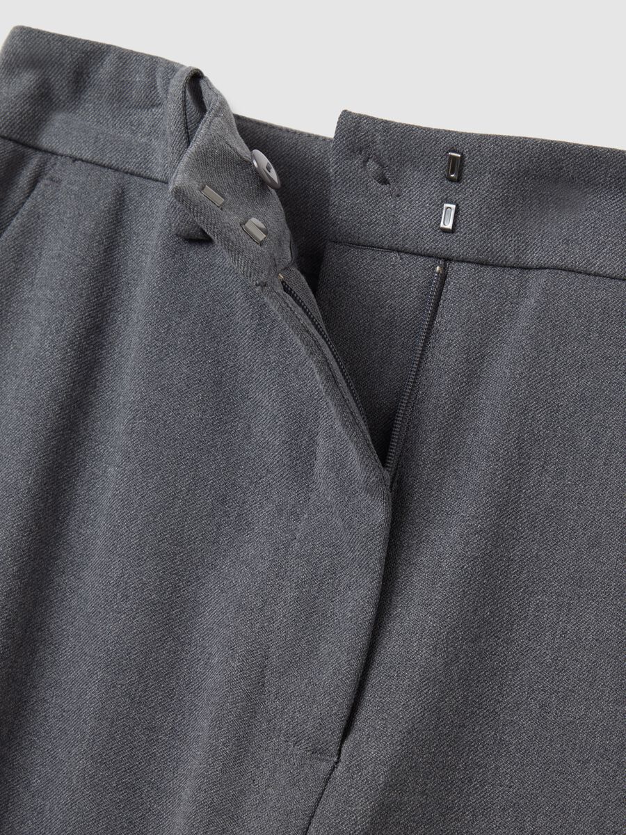 Grey Flare Trousers_5