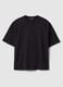Black pure cotton boxy fit t-shirt_0