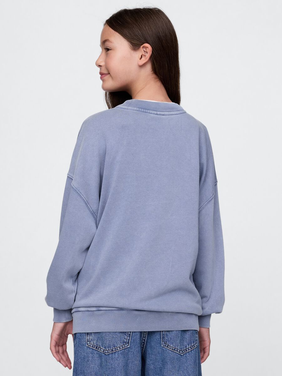 Blue Sweatshirt with Authentic GAP Logo_2