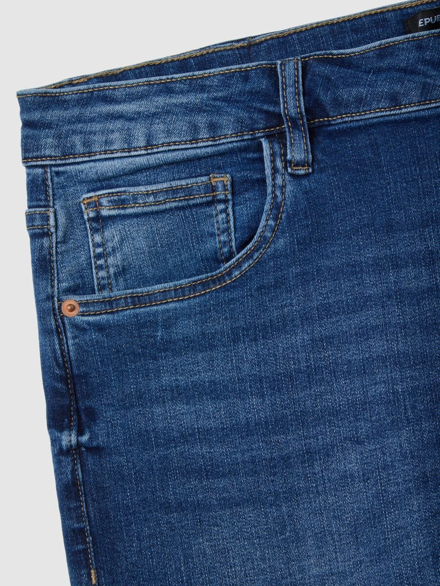 Slim Fit Blue Denim Jeans_5