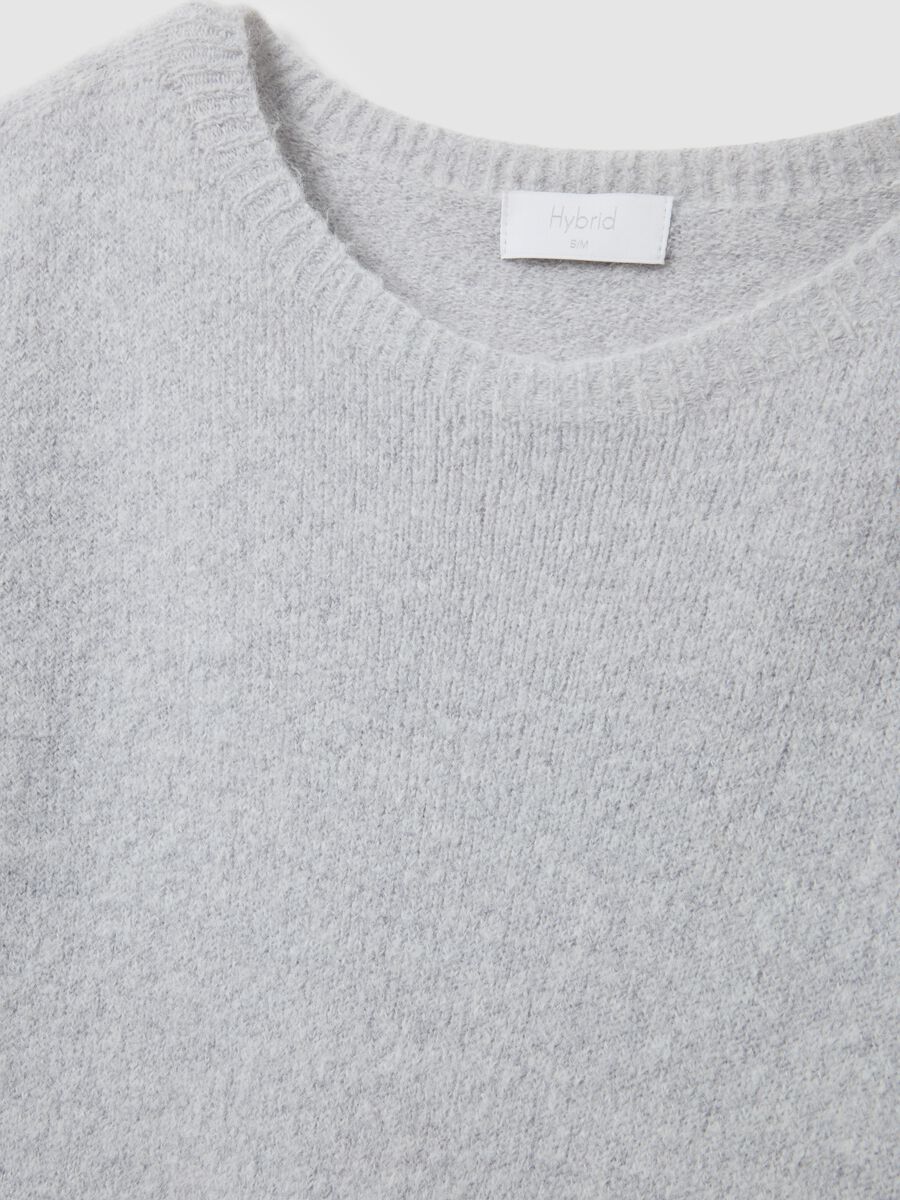 Grey crewneck jumper regular fit_5