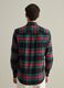 Chequered flannel button-down shirt_2