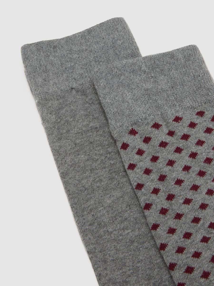 Tripack calze lunghe in misto cotone multicolor elasticizzate_2