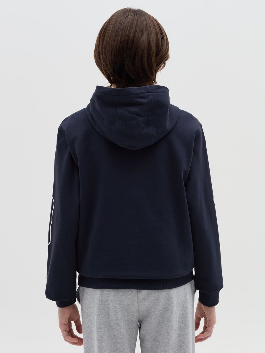 Sweatshirt with print and ideograms embroidery_2