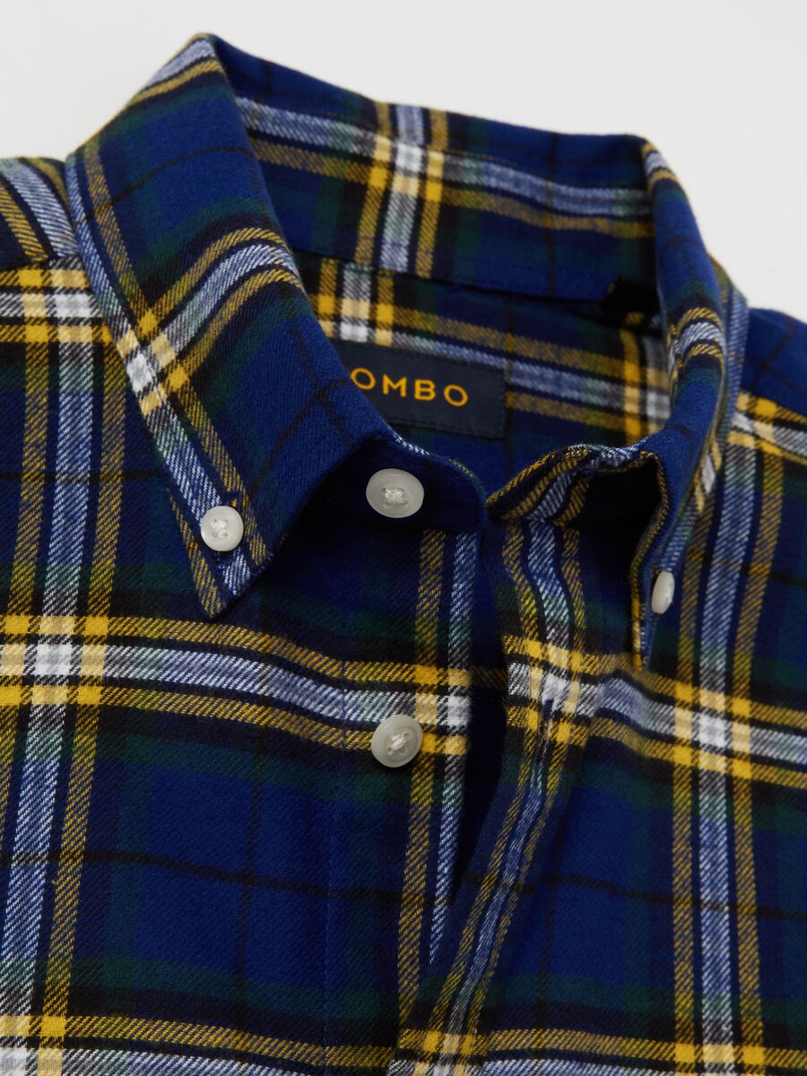 Flannel shirt with check pattern_5