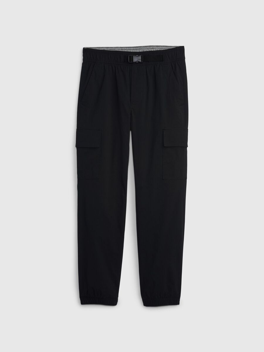 Joggers cargo con fibbia a scatto_0