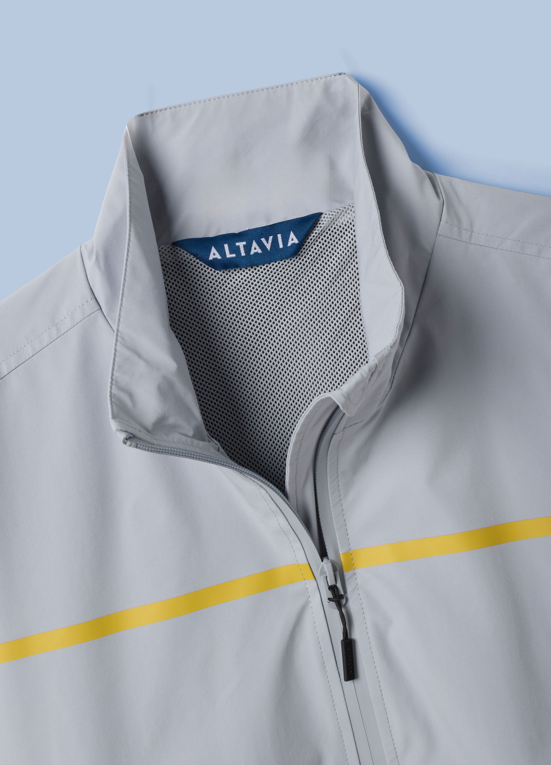 ALTAVIA SAILING grey windbreaker jacket with zip