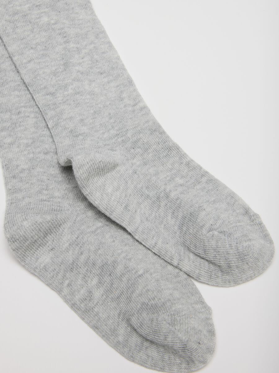 Pack of black and grey tights in stretch fabric blend_1