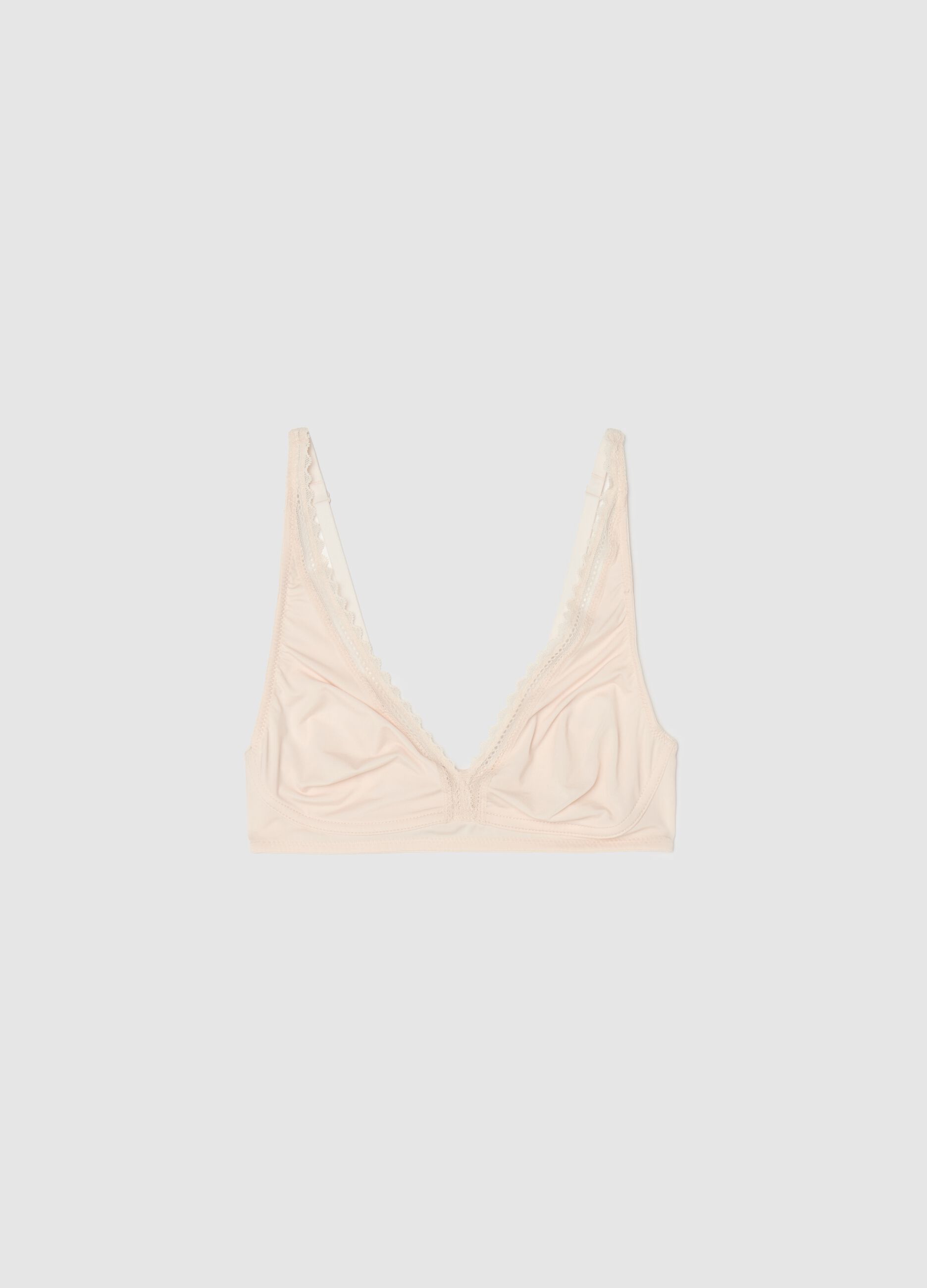Nora bralette in stretch microfibre