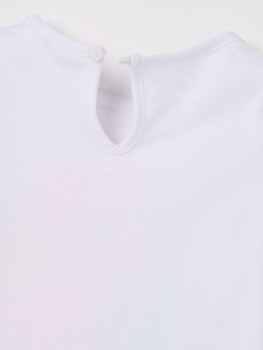 Long-sleeved T-shirt with glitter ice cream print_3
