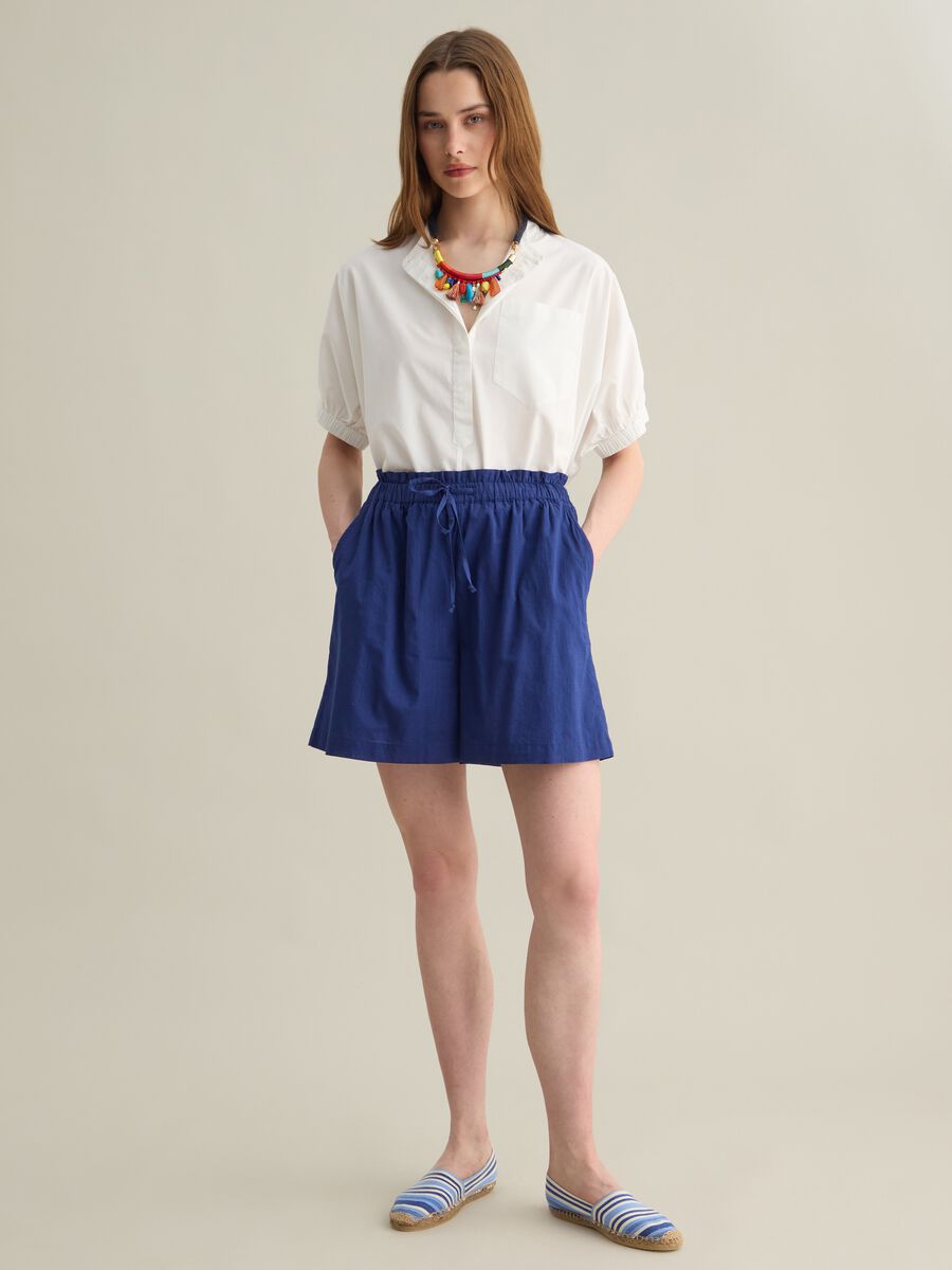 White Cotton Oversized Shirt_1