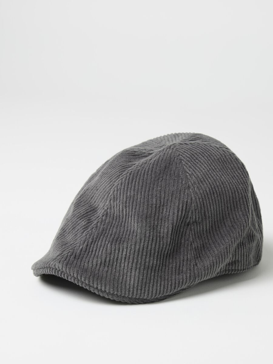 Corduroy flat cap_2