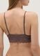 Brown lace wireless bra_2