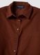 Brown pure cotton oversized shirt_1