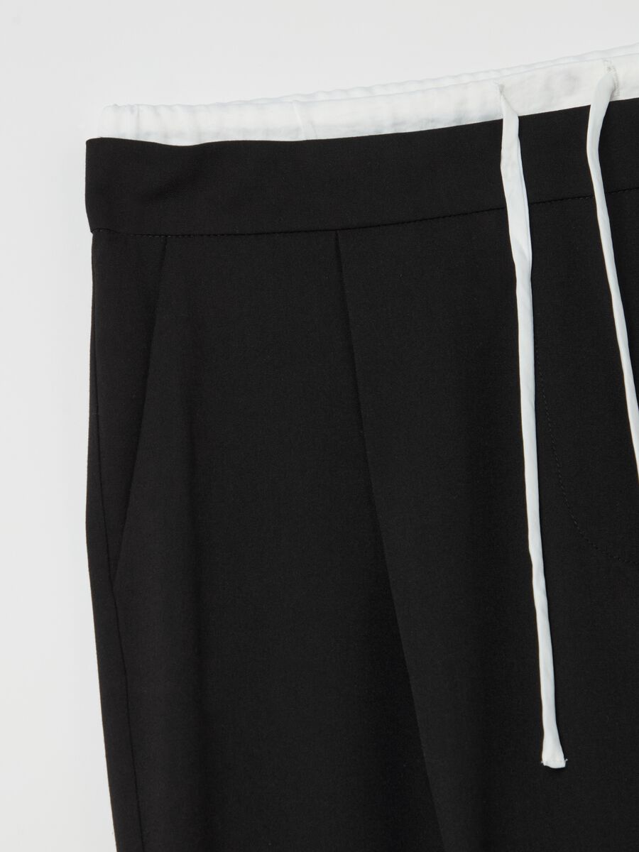 Wide-leg jogger trousers with drawstring_5