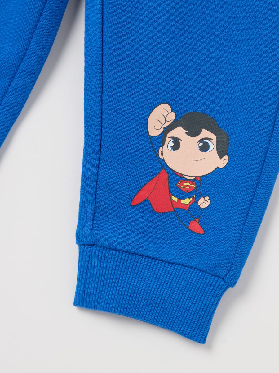 Cotton jogging set with Batman and Superman print_3