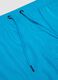 Blue swim shorts with elasticated waist and drawstring_1