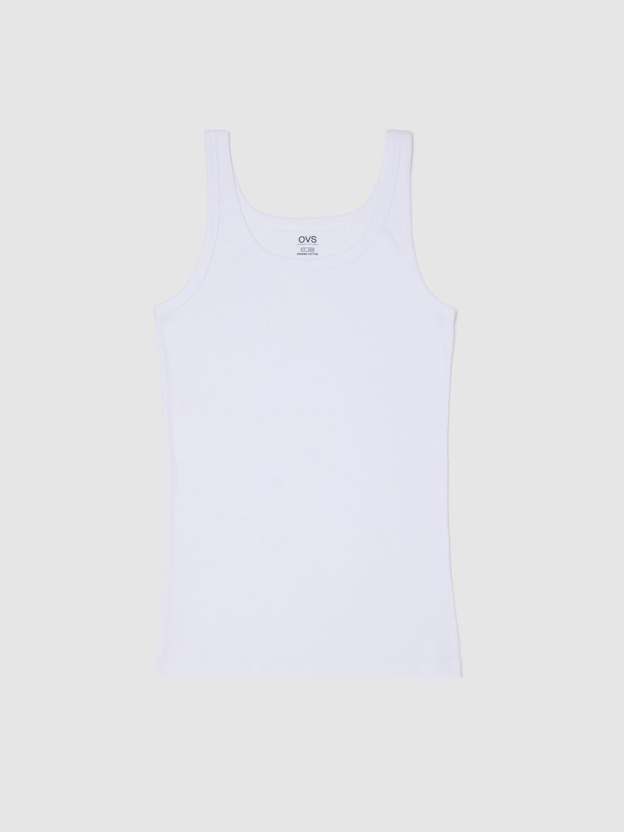 White cotton tank top_4