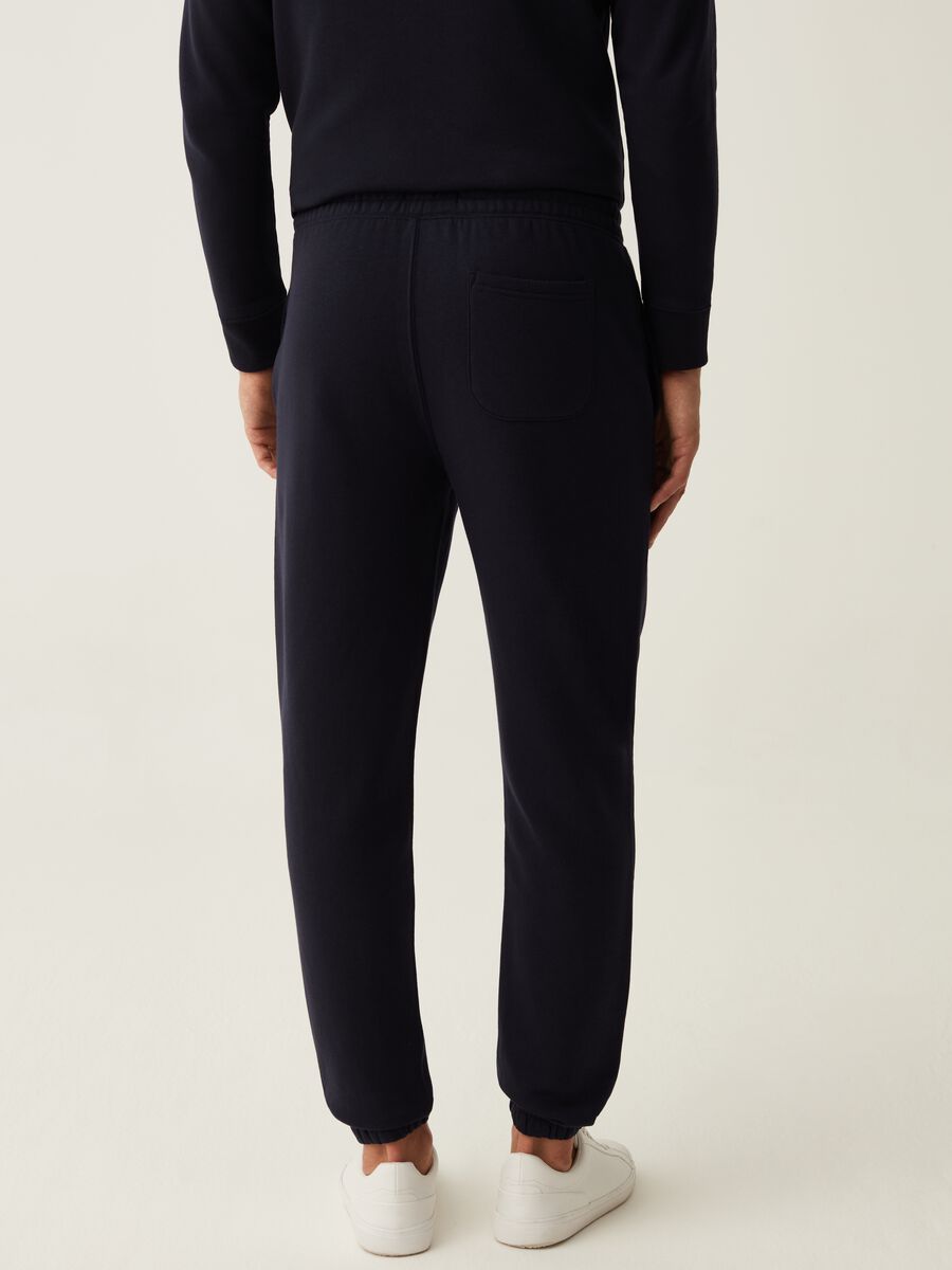 Joggers in felpa con coulisse_2
