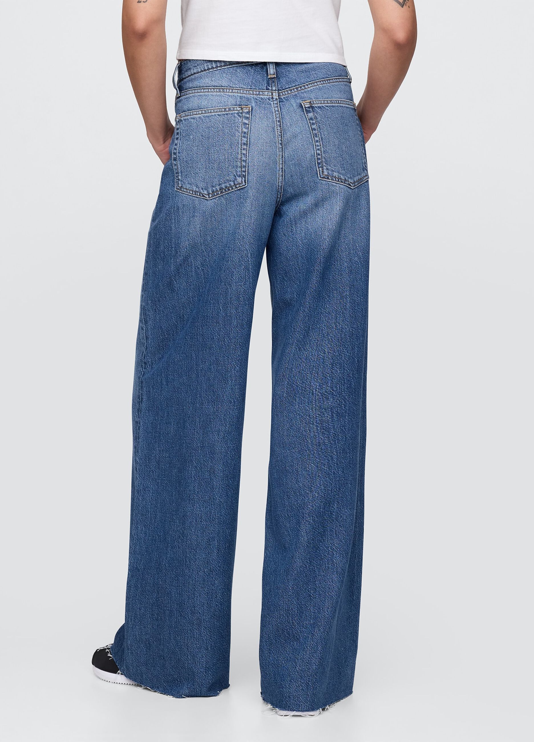 Gap Wide Leg Denim Trousers