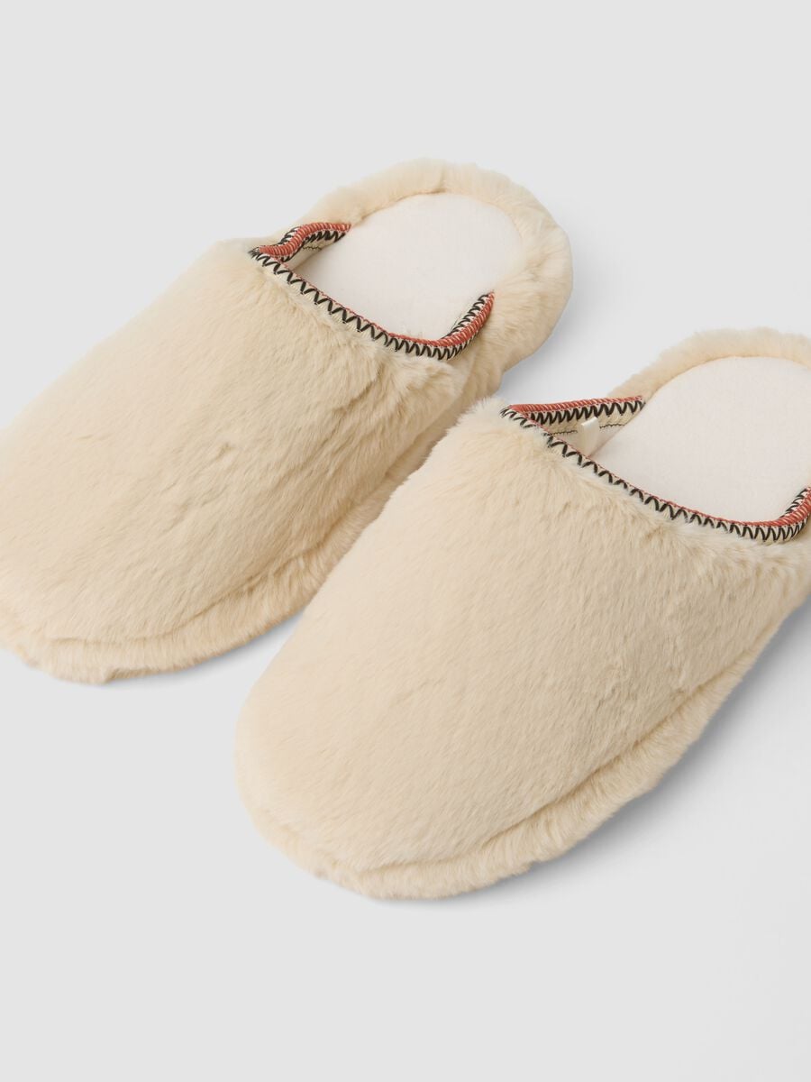 Beige open-back slippers_1
