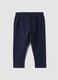 Blue stretch organic cotton leggings_0