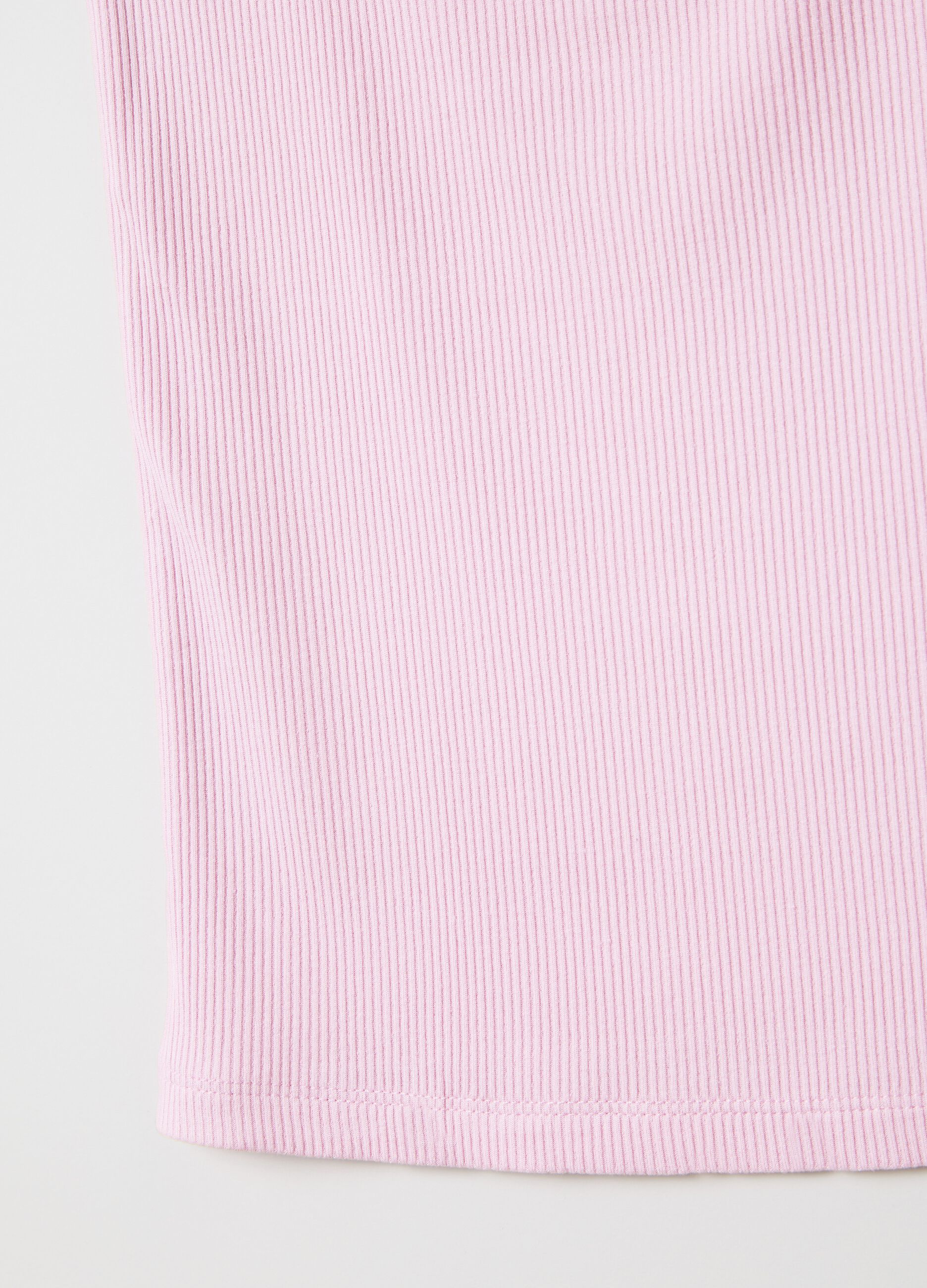 Vest Top Square Neck Pink