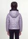 Purple Ultralight Padded Hooded Jacket with Zip for Girls_3