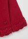 Girls' red pure cotton cardigan regular fit_2