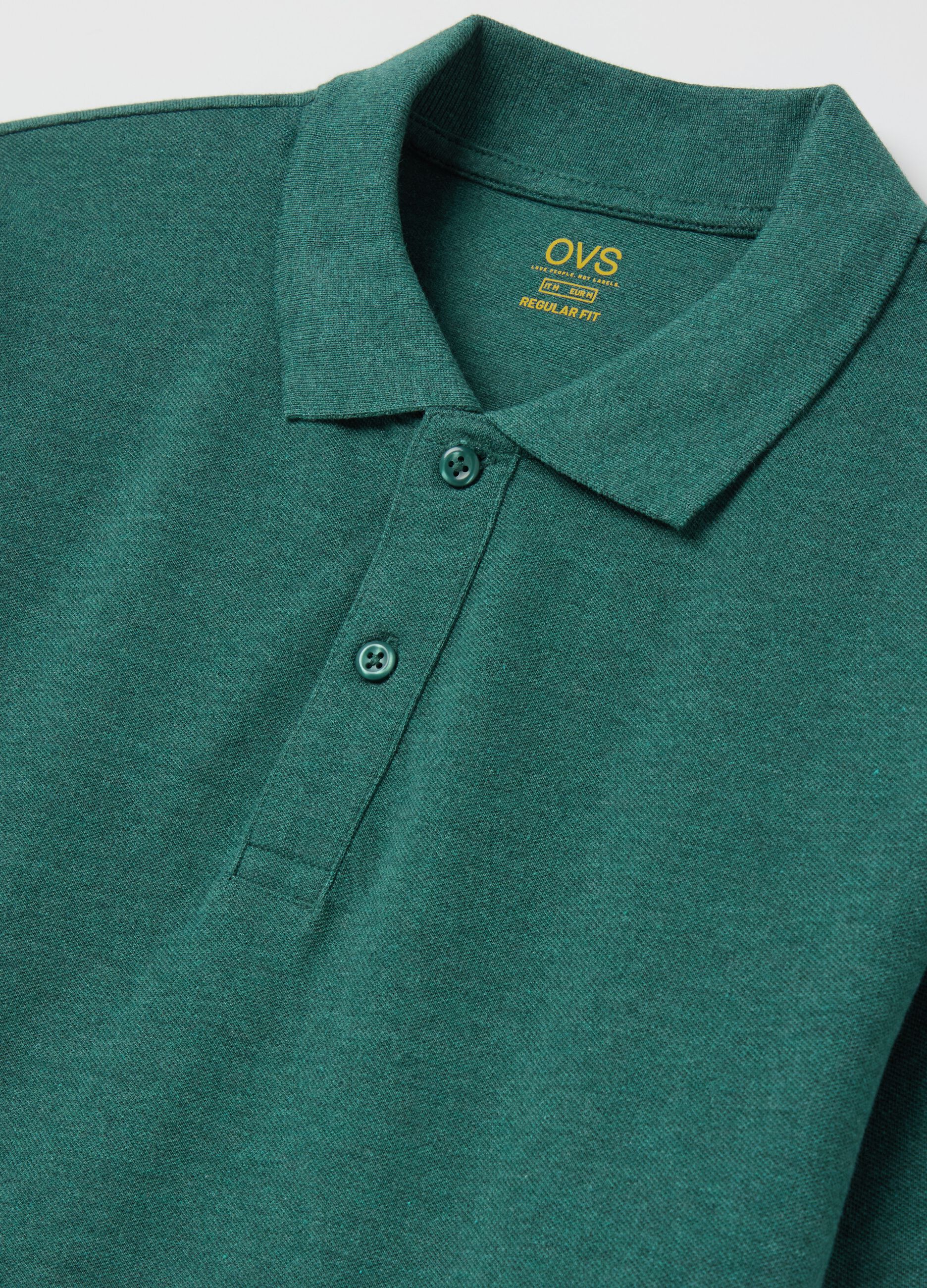 Regular-fit polo shirt in cotton