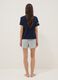 Blue and grey pure cotton short pyjamas with Peanuts print_2