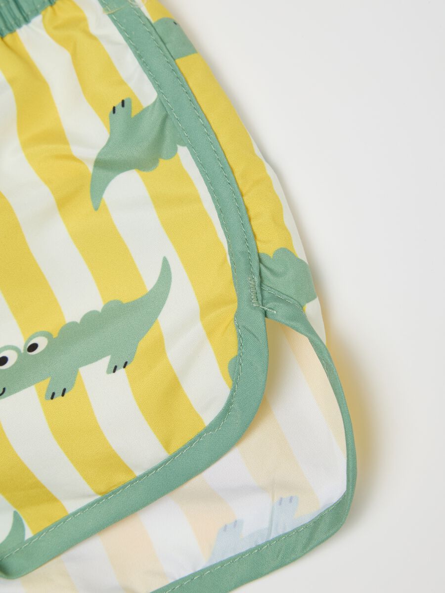 Children's multicolour swim shorts with print_3
