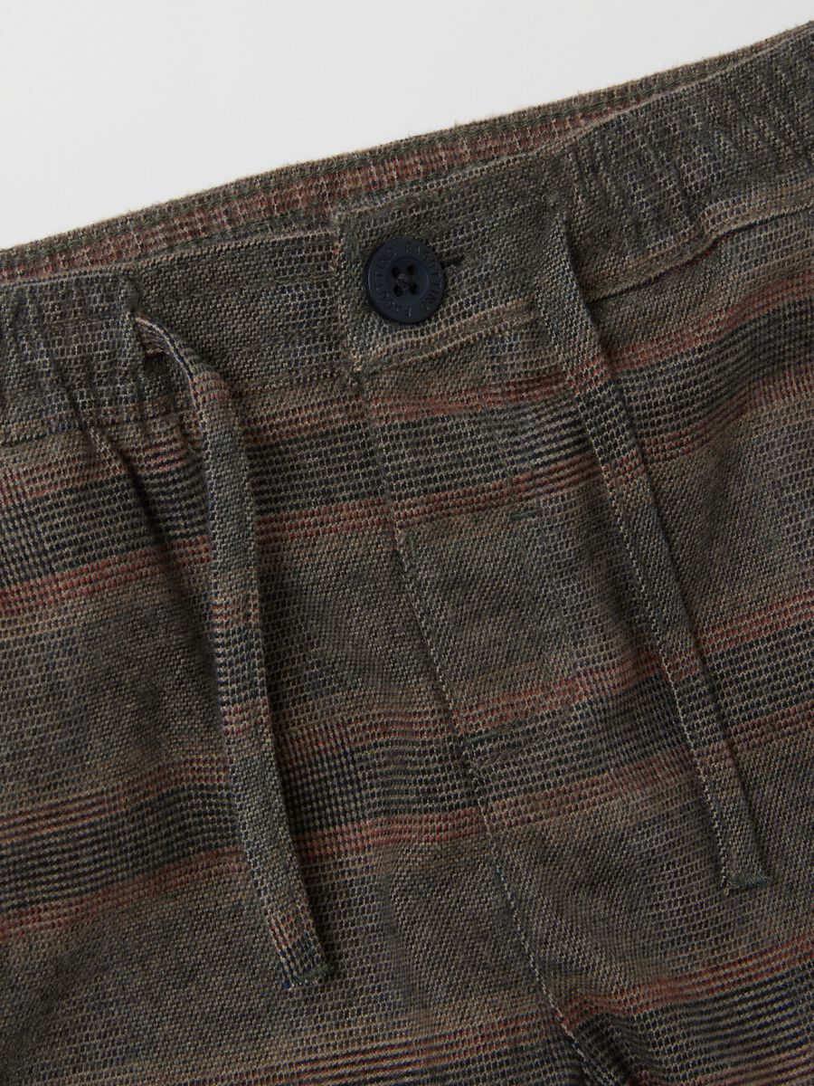 Striped regular fit baby trousers_2
