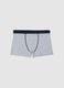 Grey cotton stretch regular fit boxers for boys_0